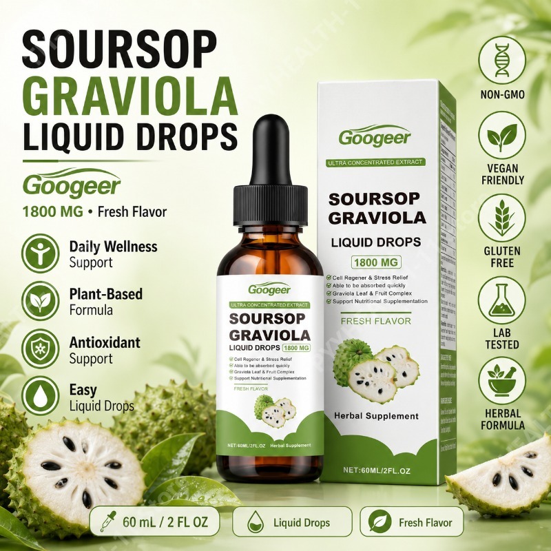 Herbal Wellness Liquid - Tetes Cair Daun dan Buah Sirsak