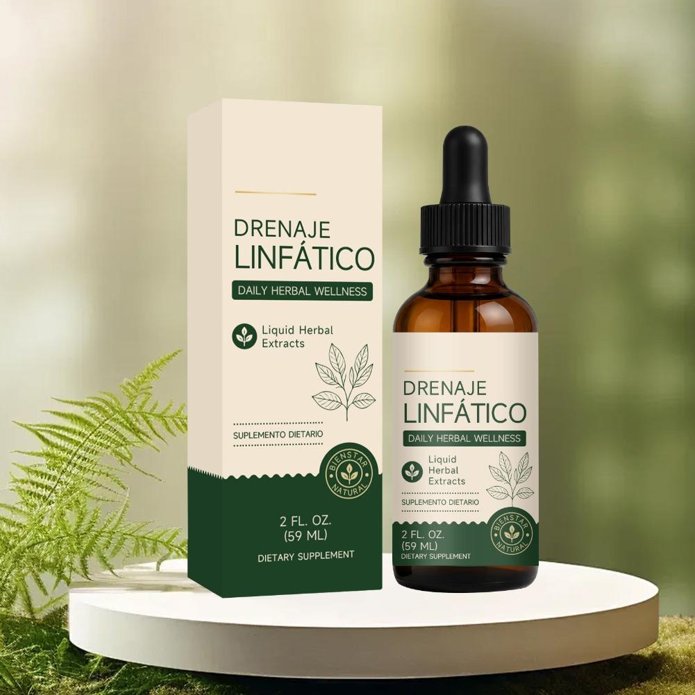 Herbal Wellness Liquid - 59ml Tetes Drainase Limfatik, Cairan Herbal