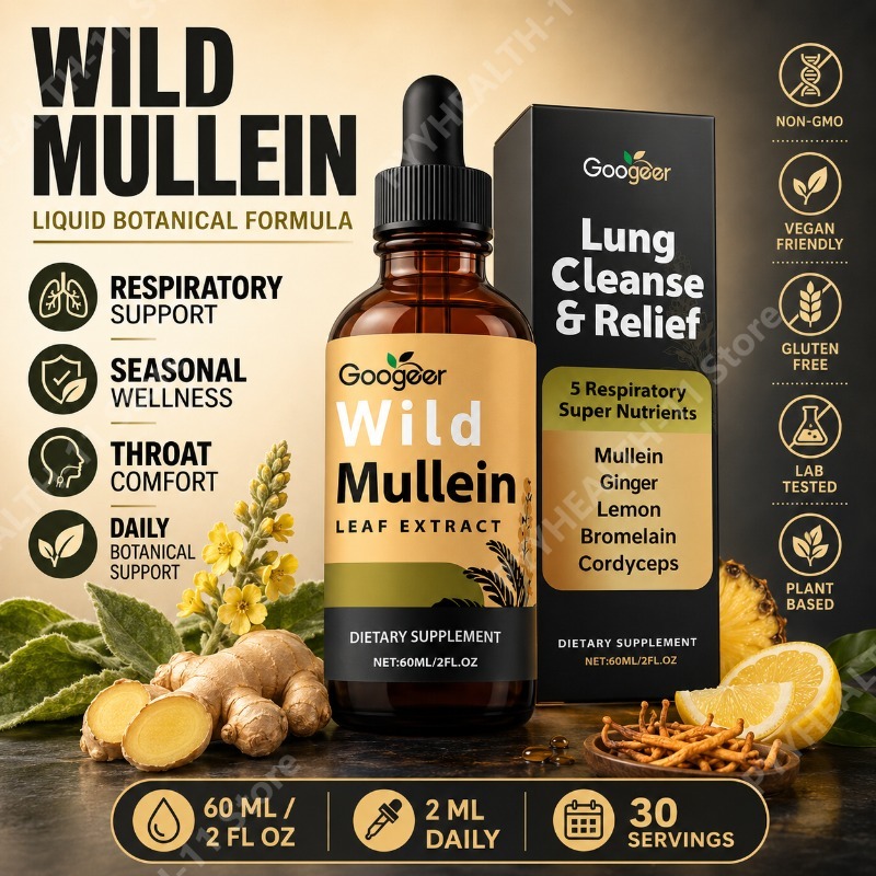 Tetes Cair Mullein Campuran He - Herbal Wellness Liquid ulasan dan harga