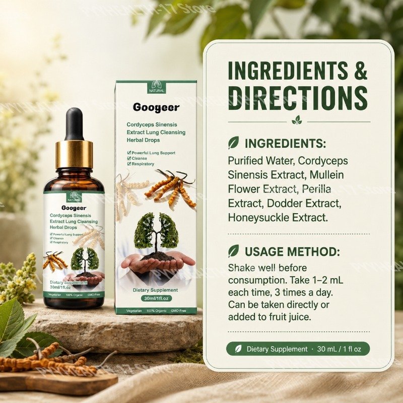 Cordyceps Drops Suplemen Cair  - Herbal Wellness Liquid ulasan dan harga